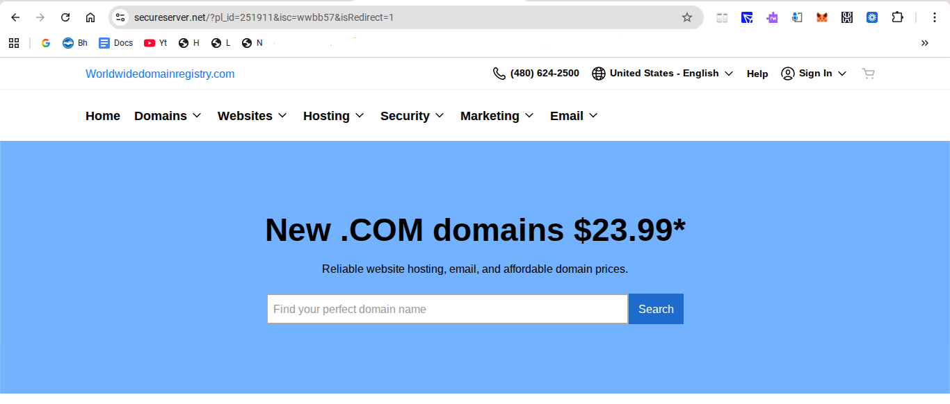 Worldwidedomainregistry.com